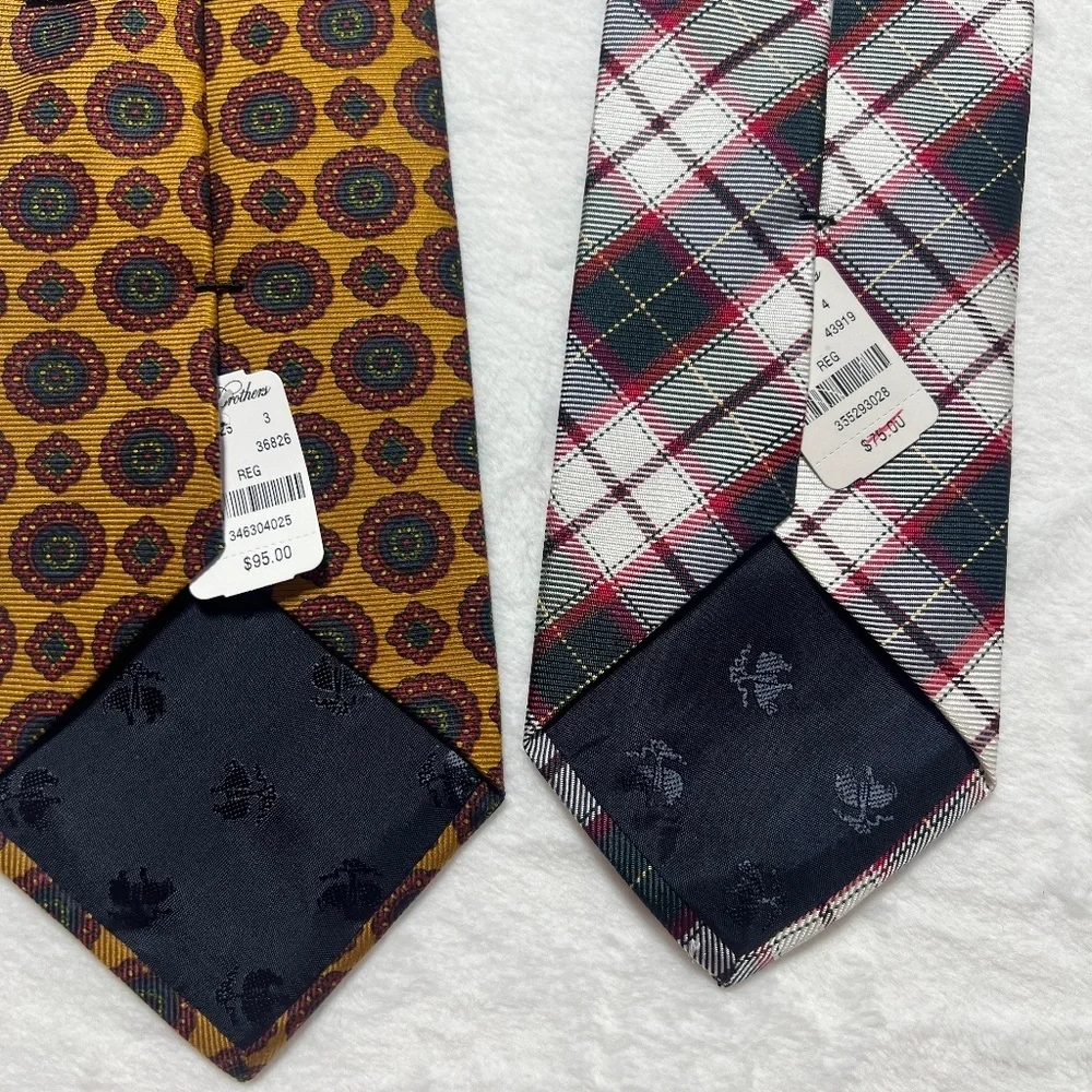 2 Brooks‎ Brothers Mens tie